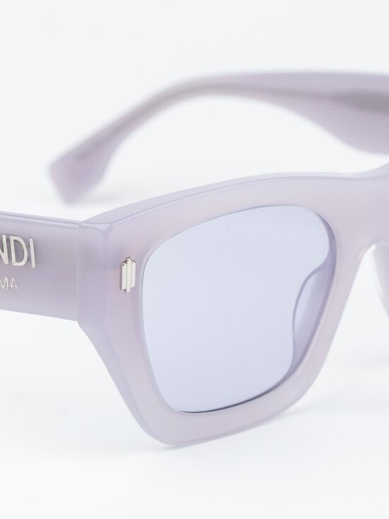 Fendi Women Sunglasses Violet Lilac Square FE40100I 81Y NEW AUTHENTIC main image 5